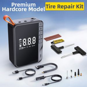 deli | Wireless Car Electric Inflator with Tire Pressure Gauge