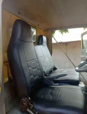 sarung jok untuk mobil truk canter hitam polos. dutro.dyna HT.Ragasa.elep macan