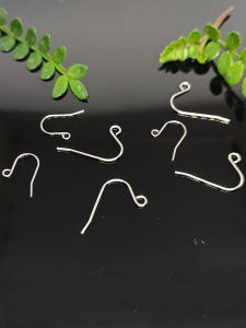 ต่างหู DIY ทำมือจากเหล็กไนลอน ทองแดง ทองแดงผสมไททาเนียม หัวเข็มขัดสีทอง หัวเข็มขัดแบบเปล่า ต่างหูแบบใหม่