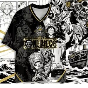 Bandai | 2026 New Summer Japanese Anime One Piece Zoro Luffy 3D Quick-Drying T-Shirt Plus Size for Men Women Childrens Top Jersey Gift