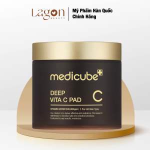 Toner Pad Sáng Da Mờ Thâm Medicube Deep Vita C 70 miếng
