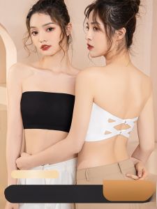 MiiOW | เสื้อชั้นในไร้สาย Catman เสื้อคลุมเกาะอกเล็กป้องกันการลื่นไหล เสื้อคลุมเกาะอกไร้ตะเข็บ เสื้อคลุมเกาะอกแบบมองไม่เห็น หลังสวย เสื้อชั้นในฤดูใบไม้ผลิ ฤดูร้อน ฤดูใบไม้ร่วง ฤดูหนาว