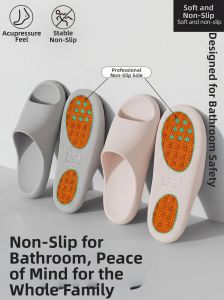 RUNROU | Antibacterial Anti-slip Home Slippers