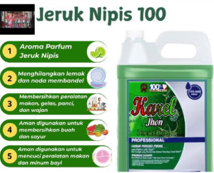 full original kemasan 5 liter varian lengkap BONUS SPON 3M CUCI PIRING