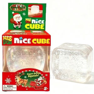 Schylling | Đồ Chơi Giảm Căng Thẳng Schylling Nice Cube NeeDoh Giáng Sinh - Giúp Giảm Lo Âu Căng Thẳng Hỗ Trợ Người Bị ADHD Quà Tặng Ngày Lễ Đồ Chơi Bóp Nắn Kéo Giãn Chủ Đề Giáng Sinh