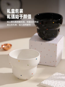 Design Sensation Ceramic Coffee Cup for Women Personal Use Home Drinking Water Cup Breakfast Cup Dessert Cup High-End Feeling
