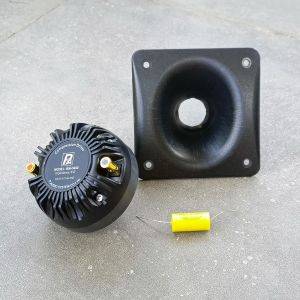 LOA TREBLE 350 P.A + HỌNG KÈN 12x12 VUÔNG + TỤ 2.2uF