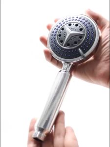 Hand Shower Dan Selang Kamar Mandi 1 Set 1/2 Inch Bahan ABS Chrome High Quality HS-76+Selang G5/G6