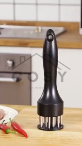COSY Alat Tusuk Daging Sapi Jarum Penunak Stainless Pengempuk Needle Meat Tenderizer Pencacah