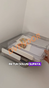 TEMPAT PINYIMPANAN DOKUMEN TRANSPARANT TAS FILE MAP PLASTIK POLOS ANTI AIR DEBU A4