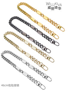 Thickened Metal Chain Short Handbag Strap Replacement Backpack Hanging Chain Decorative Chain Fashion Accessory WILLIKIVA