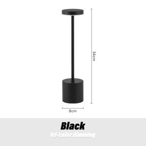 LED Charging Bar Table Lamp Vintage Atmosphere Light for Dining Table Outdoor Cafe Retro Desk Lamp for Restaurant Street Stall
