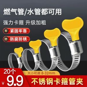 Stainless Steel Hose Clamp: A Polished Surface Pipe Fitting Fixation Tool