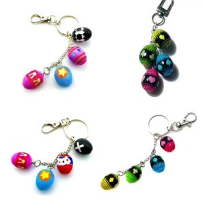 Anime Kawaii Amulet Angel Easter Eggs Womens Cosplay Keychains Fancy Jewelry Accessories Gift For Friends