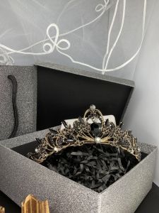 18th Birthday Fairy Tale Crown Adult Ceremony Headwear Popular Student Best Friend Gift Bridal Hair Accessories Elegant Alloy Gemstone