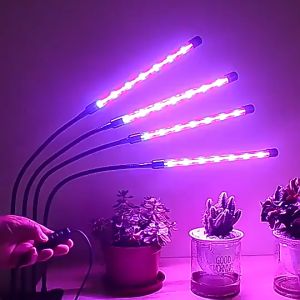 LED USB Grow Light Phytolamp for Plants with Control Full Spectrum 3000K Lights Home Flower Seedling Clip Phyto Lamp