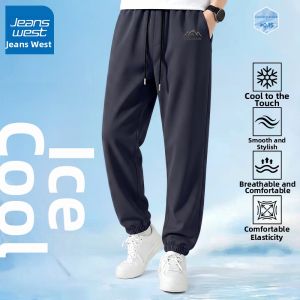 Jeanswest | Mens Thin Ice Silk Breathable Quick Drying Sport Pants