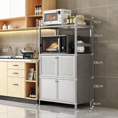 Multi-functional Stainless Steel Kitchen Storage Cabinet