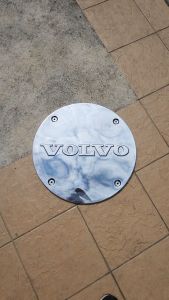 CHROME ROUND MUFFLER COVER VOLVO TRUCK FL7 FL10 FM/FH V1 V2 V3 V4