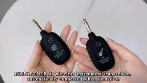 KING KEEP MOTION UHF Wireless System Gitar Transmitter Receiver Tuner Ampli Gitar Akustik Modifikasi