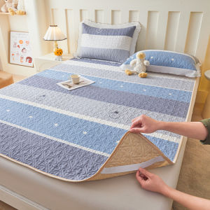 Pure Cotton Matelassé Bedding Single Piece Non-Slip Mattress Cover Dormitory Use Quilted Bed Sheet Universal Four Seasons