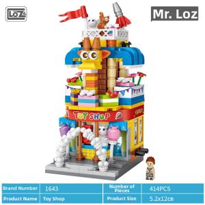 Loz | Small Particle Japanese Sweet Shop Model Building Blocks