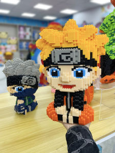 Birthday Gift Naruto Shippuden Building Blocks Assembly Toy Model Display Piece Hi Color Match Small Particle Linked Together
