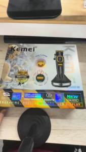Kemei Km-1692 2500mAh Cordless Head Hair DIY Shaving trimmer Adjust Ceramic Blade 9000RPM 11 Speed Metal Hair Clipper Dock ROHS