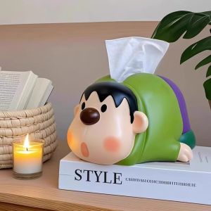 Hộp Đựng Khăn Giấy Hình Con Hổ Béo Sáng Tạo Trang Trí Phòng Khách Bàn Trà Bàn Ăn Họa Tiết Hoạt Hình Sang Trọng