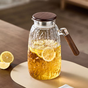 YIHUTEA | Durable Heat-Resistant Large Capacity Water Pitcher Glacier Pattern
