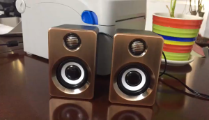 BERGARANSI IDEARS Speaker Desktop Full Bass USB Power 3.5mm Audio Jack Subwoofer Stereo 6W X9