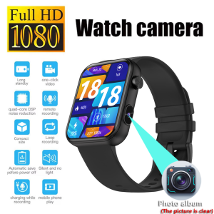 4K HD Smart Watch with Camera Men Recording Camera TWS Headset Local Music Bluetooth Calling Music Fashion Women Smartwatch 2025