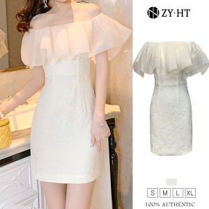 HT EraVogue เดรสผู้หญิง 5003 ชุดออกงาน เดรสปิดไหล่ เดรสมินิ เดรสเกาหลี เดรสเซ็กซี่ เดรสแฟชั่น เดรสออกงาน