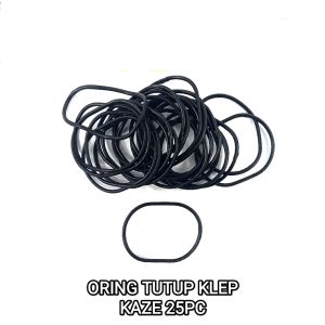 Oring Tutup Klep KAZE (Harga Per Pak isi 25) - Seal Sil O Ring Karet Tutup Klep KAZE R / BLITZ