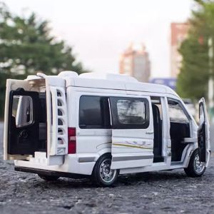 Tỉ Lệ 1/32 Mục Đích Doanh Nghiệp RV Đồ Chơi Mô Hình Xe Ô Tô Hợp Kim Diecast Với Âm Thanh Ánh Sáng Chức Năng Kéo Lại Trắng/Đen Bền Sưu Tập Quà Tặng