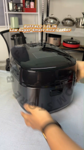 BUFFALO 1.8L IH Smart Low Sugar Rice Cooker | 3 Ply SUS316 Inner Pot | Multifunction w/ Steam Basket 牛头牌1.8LIH降糖万能锅 KW95