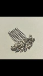 F4 Sirkam Permata Emas 4.5cm Warna Emas Sirkam Logam Rhinestone Aksesoris Pesta Pengantin CPA003