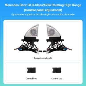 Ezonetronics | Ezonetronics Fits Mercedes W167 X253 X254 GLE GLS GLC 1:1 OEM 4D Rotating Tweeter Ambient Light Plug Play No Flash Screen Contro