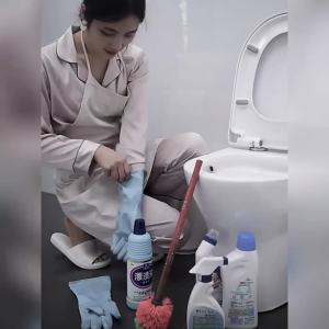 24PCS Disposable Toilet Brush Refills Upgraded 3 Layer Foam Cleaning Sponges Heads for Toilet Bathroom Bowl Cleaner Supplies