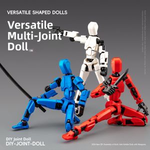 Full-Joint Articulated 3D Printed Magnetic Attraction Transformation Doll Childrens Toy Boys Building Blocks Assembly Model