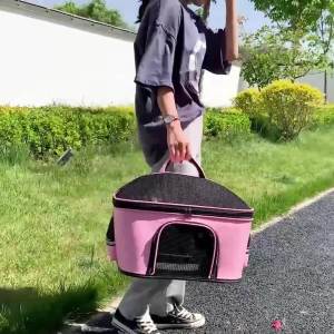 Pet Cat Carrier Bag Outdoor Cat Carrier Bag Dog Carrier Bag Cat Backpack Cat Bag Large Capacity Outing Portable Vehicle-Mounted 宠物背包