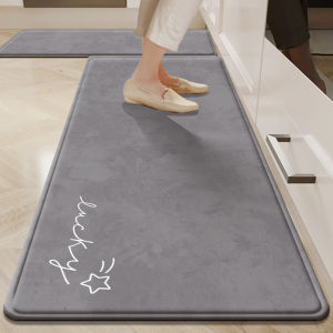 ZHIJIANYOUJIA | Anti-slip Oil-proof Water-absorbent Stain-resistant Easy-to-clean Kitchen Mat