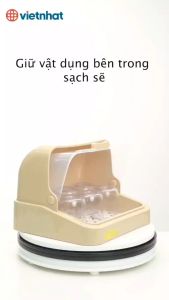 Khay úp ly nhựa VIỆT NHẬT - Nắp trong lật khay lưới tách nước - 1355