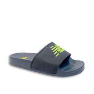Sandal Slop Casual New Bal4nce pria wanita quality premium warna Abu List Hijau Stabilo