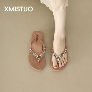 XMISTUO | Stylish Crystal Slip-Resistant Thick Sole Sandals Wedge
