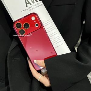 LIANGWU | Electroplated Large Window Simplified Color Phone Case