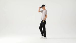 Celana Pria Kain Stretch Empat Sisi Celana Panjang Pria Casual Elastisitas Tinggi K3010 Celana Slim Fit Polyester Celana Pria Warna Abu-Abu Dan Hitam - Lazada