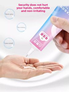 MONLEYTA | High Viscosity Waterproof Strong Adhesive Jewelry Glue For Gem Inlay Hairpin Ring Diamond Repair Transparent Seamless No Crumble