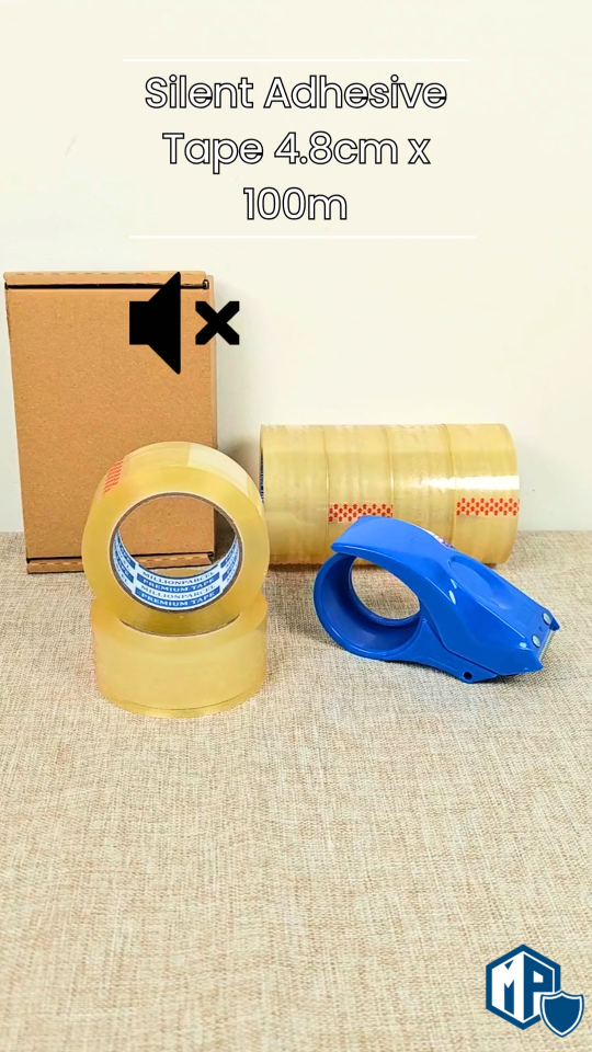 Silent Tape 4.8cm x 100m | Adhesive Tape | Opp Tape | Clear Tape | Packing tape
