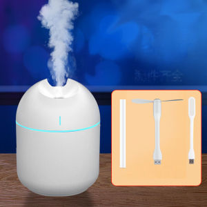 Máy phun sương tạo độ ẩm không khí mini dung tích 250ml dùng trong nhà/văn phòng